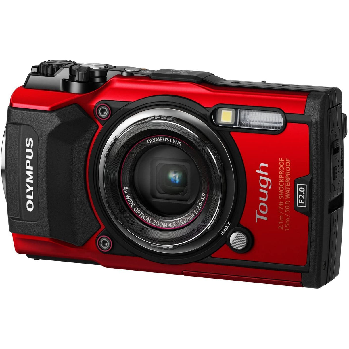 Olympus Tough TG-5 - Red Digital Camera