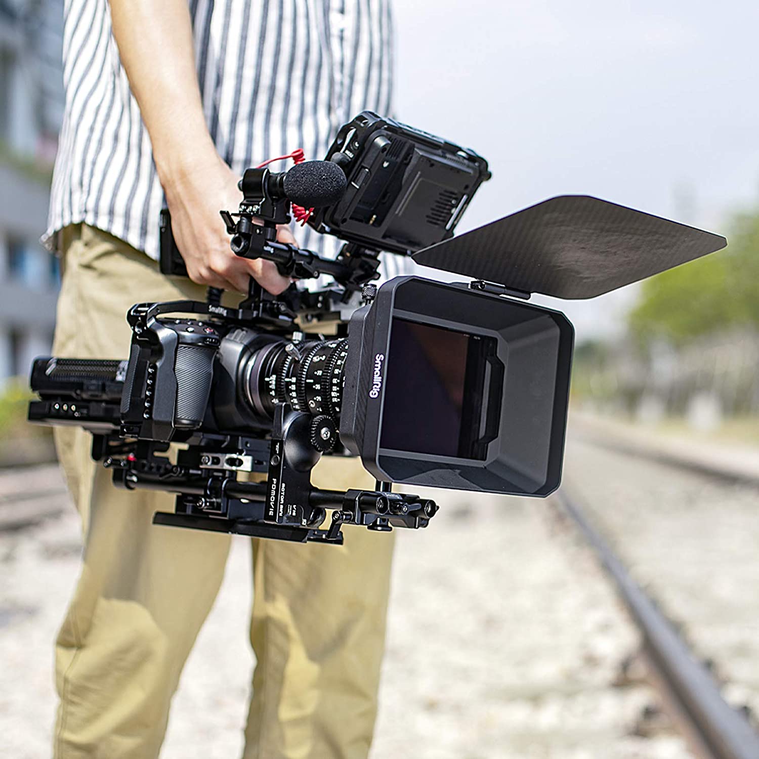 Smallrig Lightweight Matte Box for Mirrorless DSLR Cameras in Black