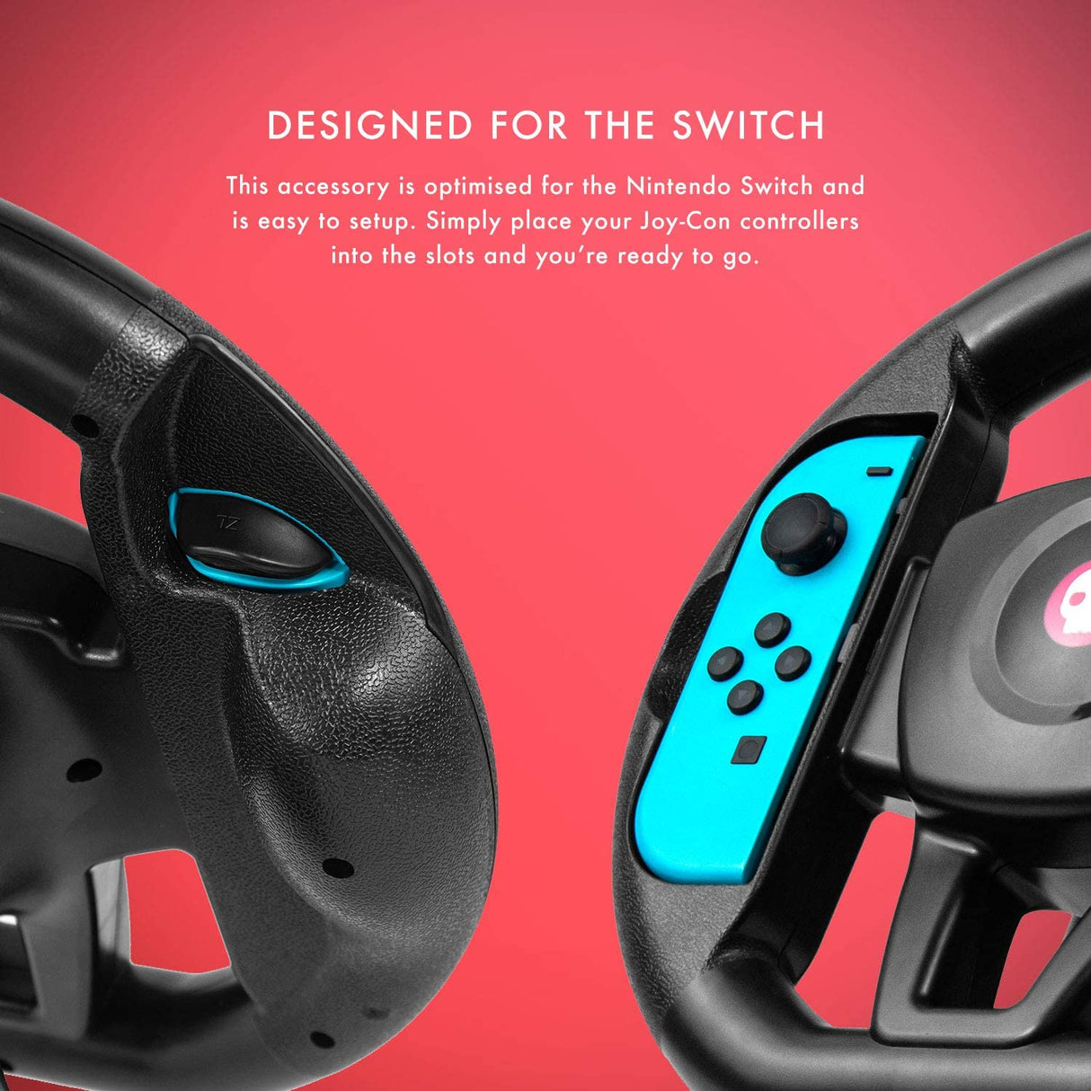 Numskull Nintendo Switch Joy Con Steering Wheel - Pristine