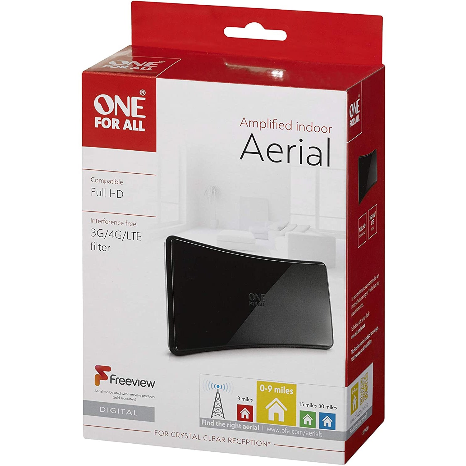 One For All SV9420 Amplified Indoor HD TV Aerial