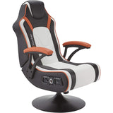X-Rocker Torque 2.1 Pedestal Chair - Black/Orange/White