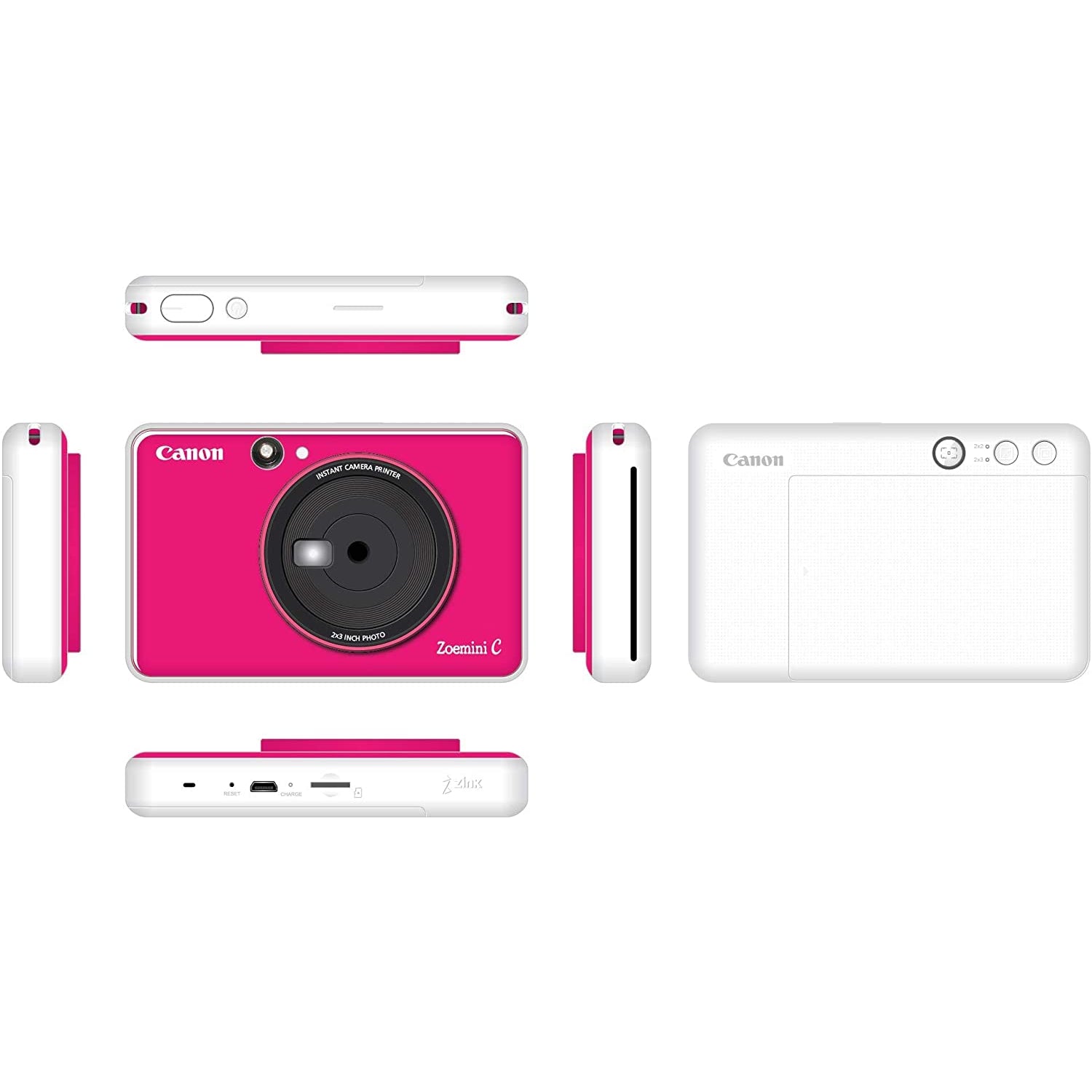 Canon Zoemini C Instant Camera & Mini Photo Printer – A pocket-sized camera printer with selfie mirror