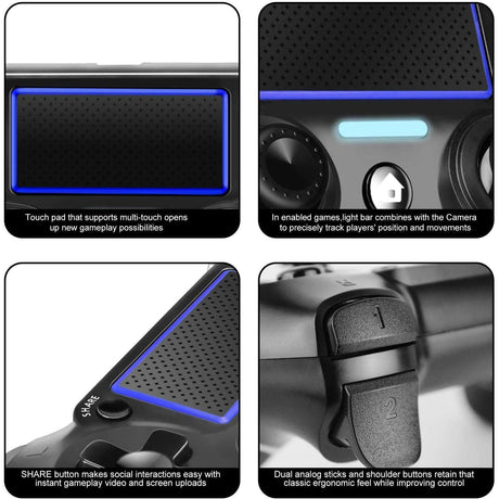 Sades PS4 Controller, C200 Gamepad DualShock 4