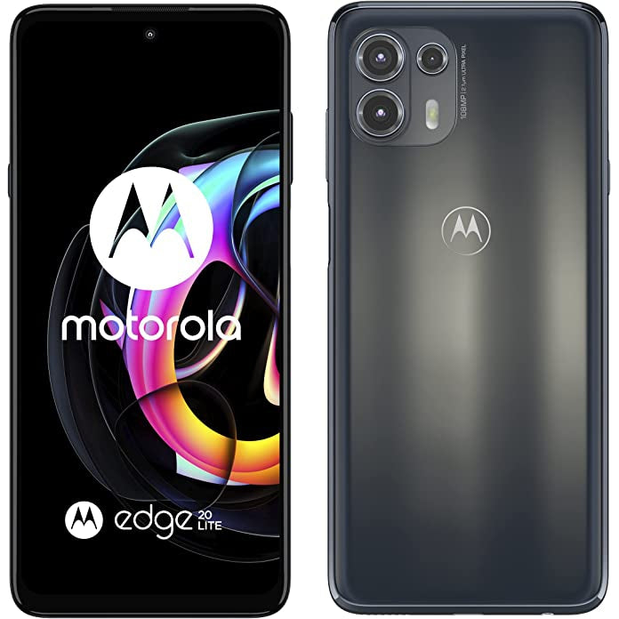 Motorola Edge 20 Lite 128GB Unlocked Smartphone - Electric Graphite - Refurbished Good