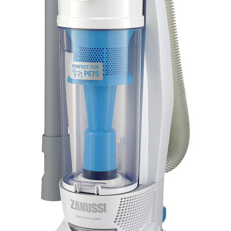 Zanussi ZAN2021PT Upright Bagless Vacuum Cleaner - White / Blue