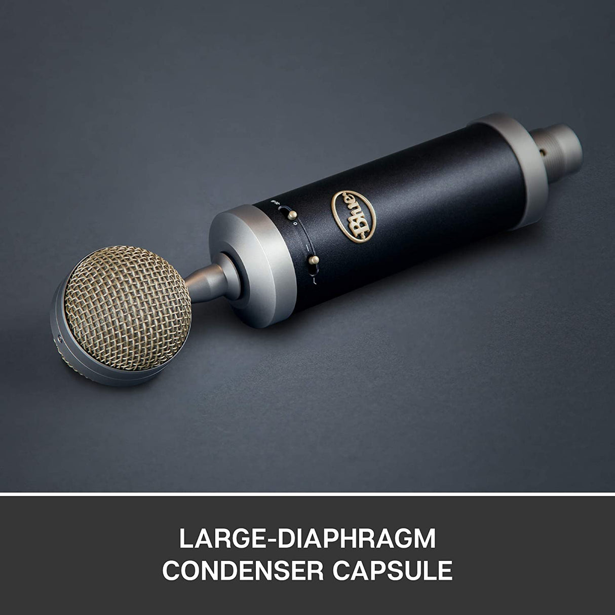 Blue Baby Bottle SL Microphone - Black