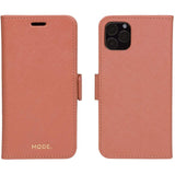 Dbramante1928 Mode 2 in 1 Wallet and Magnetic Case for iPhone 11 Pro - Rusty Rose