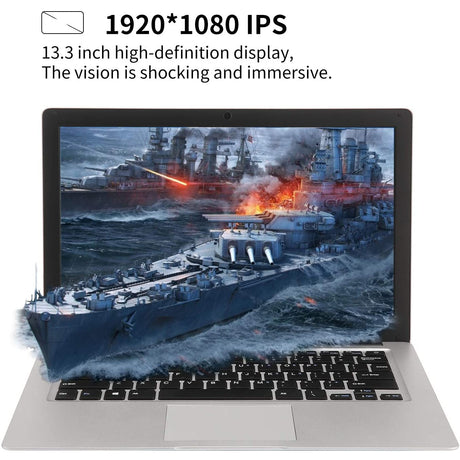 Notebook Laptop 14.1", Intel Celeron N3350 @ 1.10GHZ, 6GB Ram, 64GB SSD, Intel HD 500 - Silver
