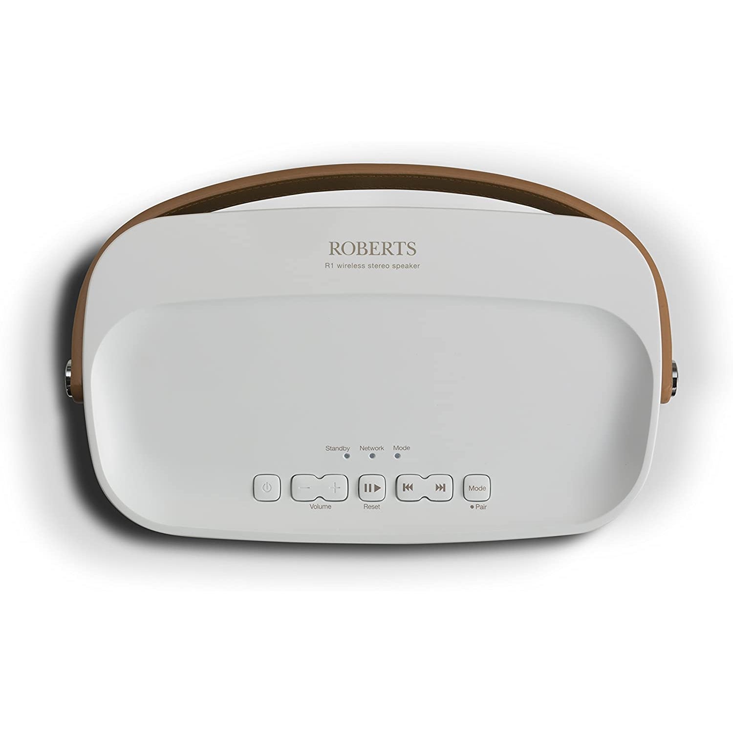 Roberts R-Line R1 Wireless Stereo Speaker - White / Silver