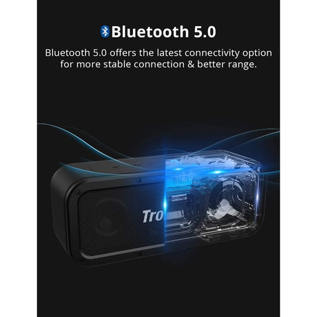 Tronsmart Force 3 Bluetooth speaker, 15 Hours Playtime, Voice Assistant, Black
