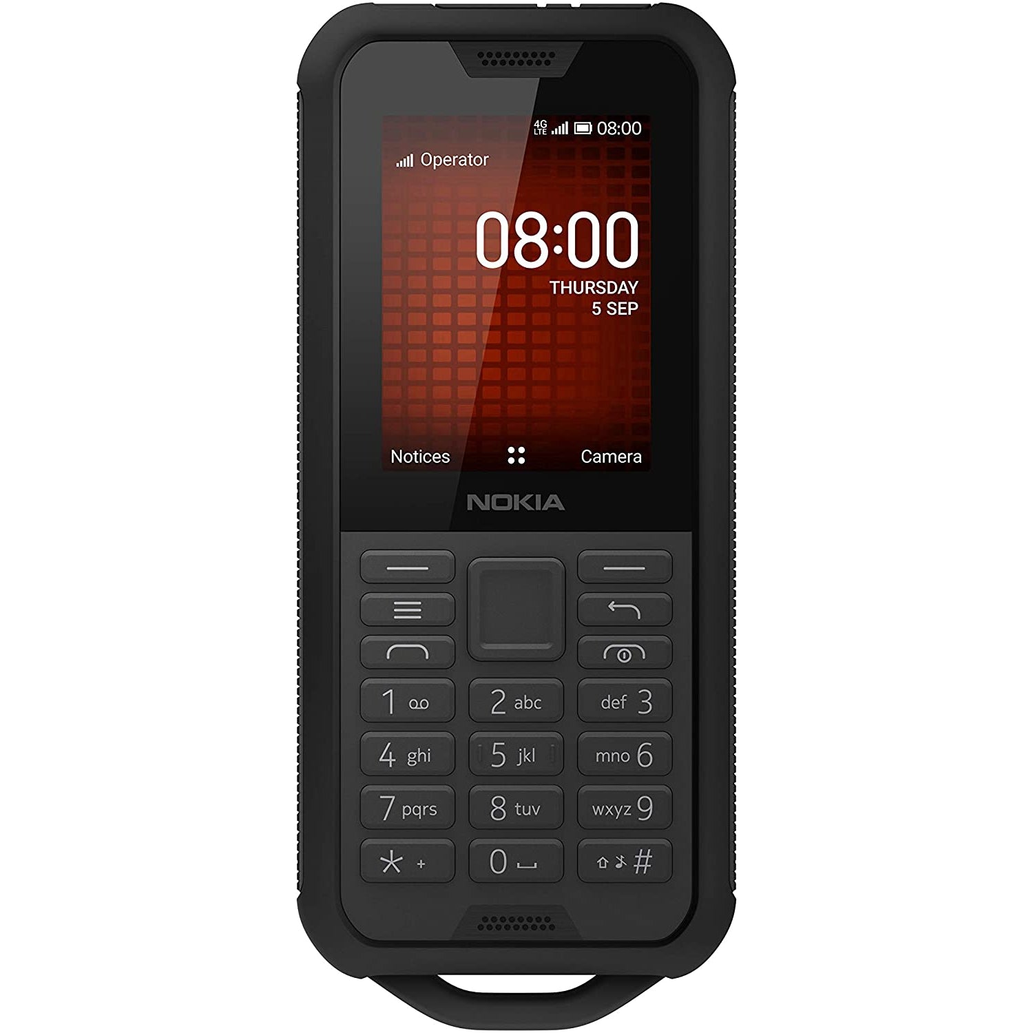 Nokia 800 Tough 2.4 Inch 4G UK SIM-Free Feature Phone with Google Assistant