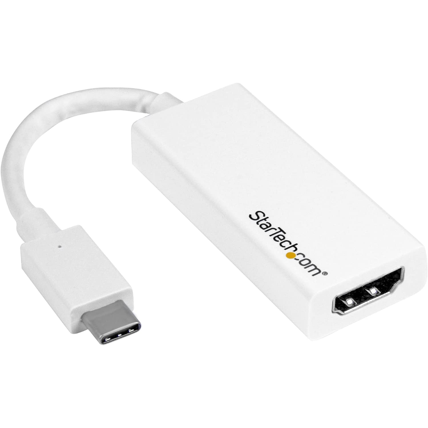 StarTech.com USB C to HDMI Adapter - 4K 30Hz - USB 3.1 Type-C to HDMI Adapter, White