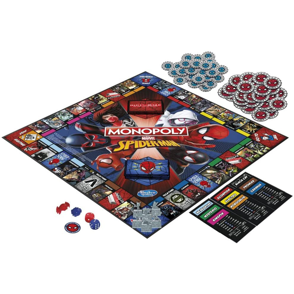 Monopoly - Marvel Spider-Man Edition Board Game - Refurbished Pristine