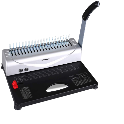 MakeEasy Binding Machine, 21-Hole, 450 Sheet, Comb Binding Machine