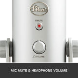 Blue Microphones Yeti Professional USB Microphone for Recording, Streaming, Podcasting, Broadcasting, Gaming, Voiceovers, and More, Silver