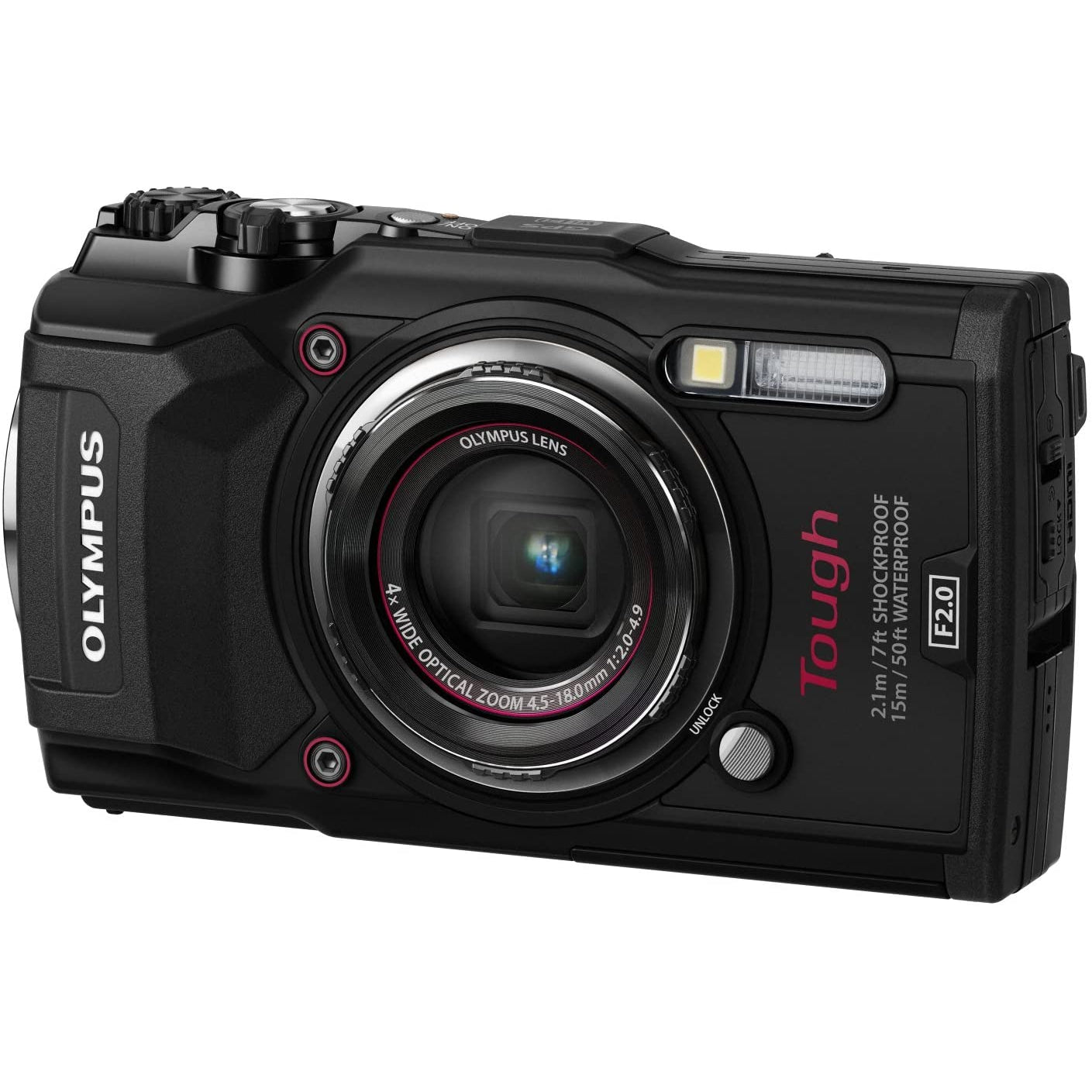 Olympus Tough TG-5 - Black Digital Camera - Refurbished
