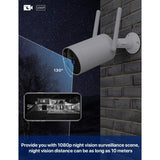 Lemnoi Security Camera Outdoor,10400mAh Rechargeable Battery Wireless Security Camera