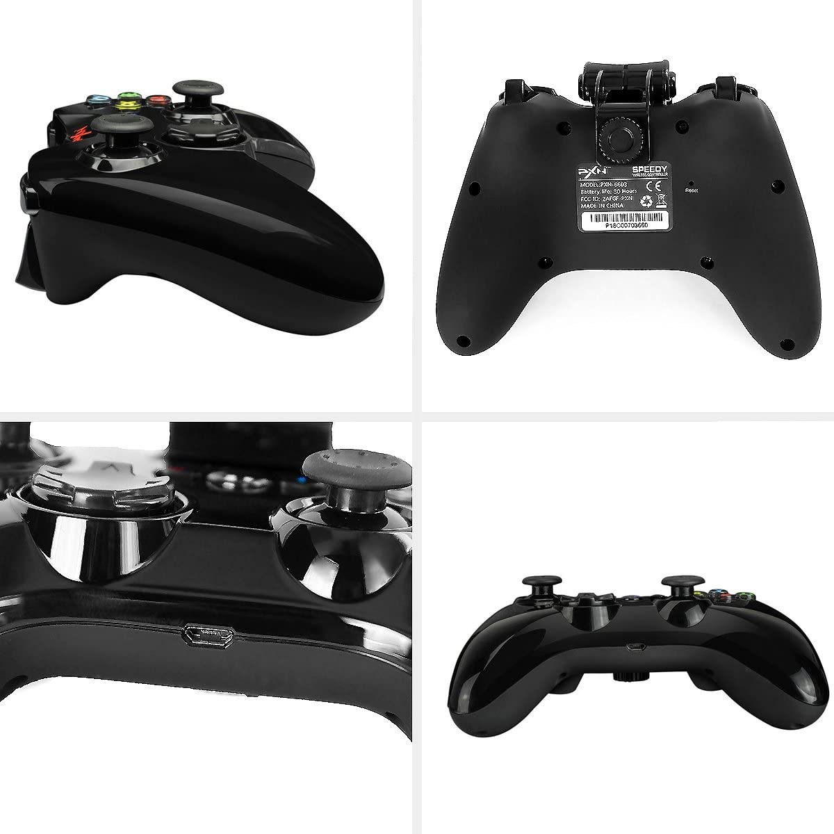 PXN 6603 Speedy Wireless Gamepad Game Controller Colour - Black