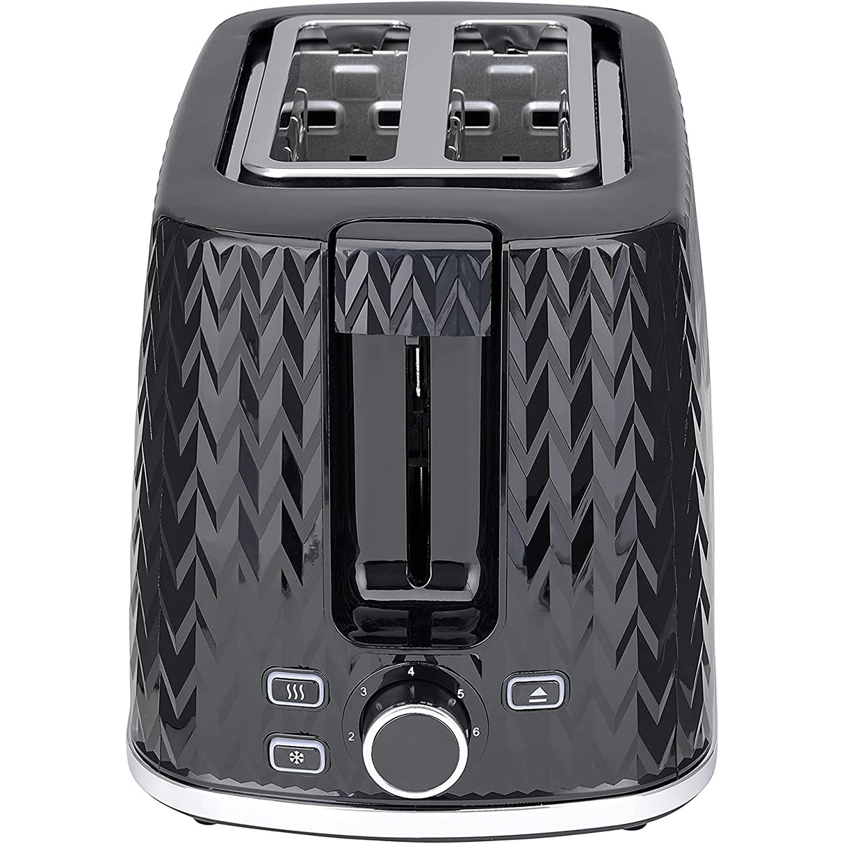 Zanussi ZST-6550-BK 2-Slice Toaster - Black - New