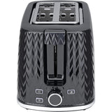 Zanussi ZST-6550-BK 2-Slice Toaster - Black - New