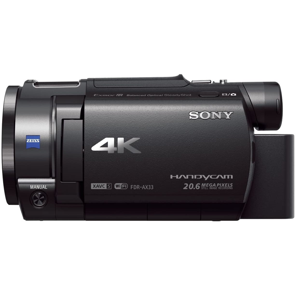 Sony FDR-AX33 4K Ultra HD Handycam with Exmor R CMOS sensor
