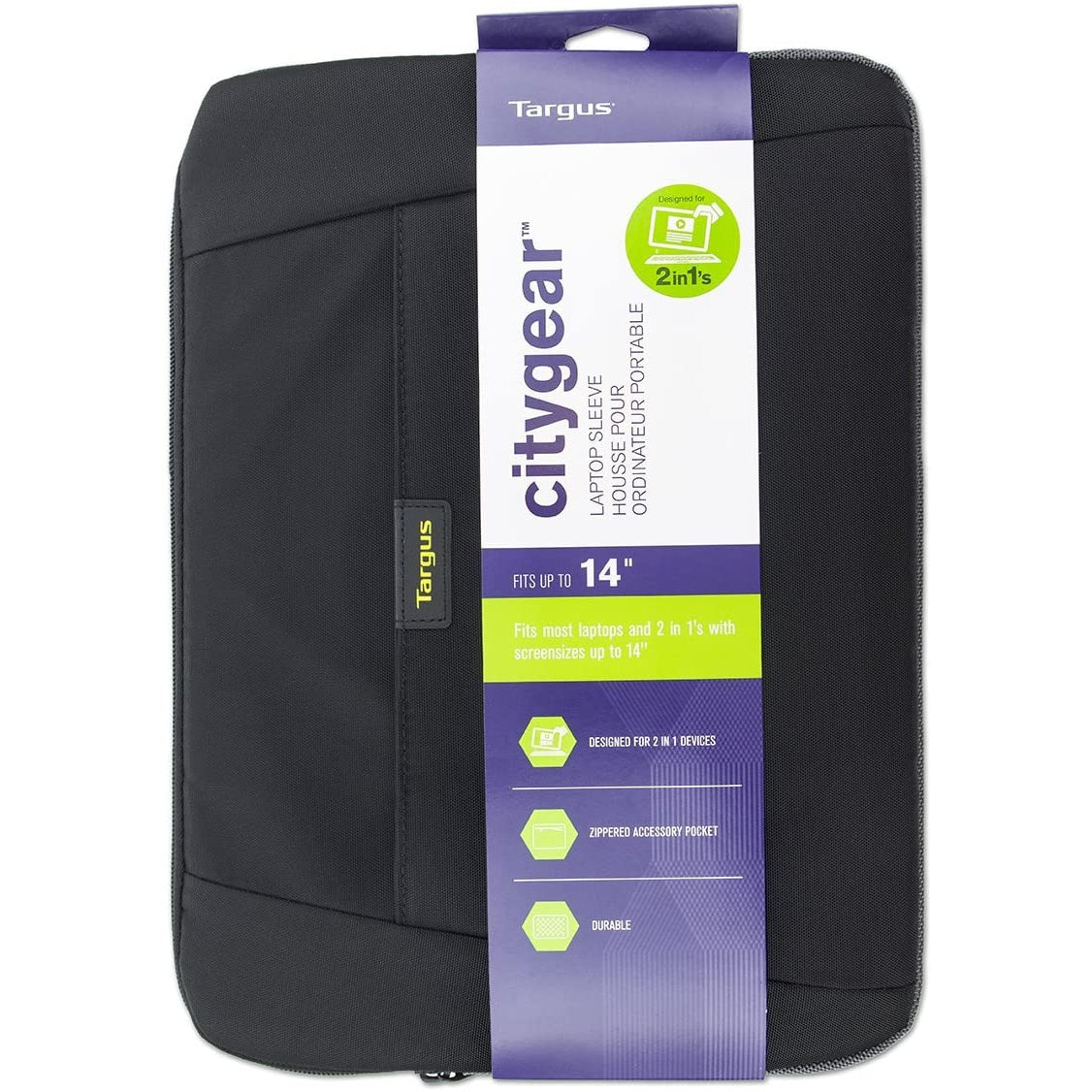 Targus CityGear 14-Inch Laptop Sleeve TSS931EU-70 - Black