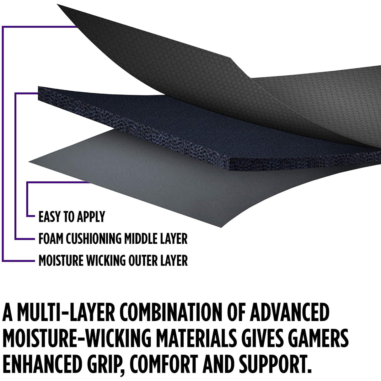 KontrolFreek Performance Grips for PS4 Controller - Black