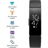 Fitbit Inspire HR Health & Fitness Tracker - Black - Refurbished Pristine