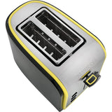 Zanussi ZST-6579-YL 2-Slice Toaster - Grey / Yellow