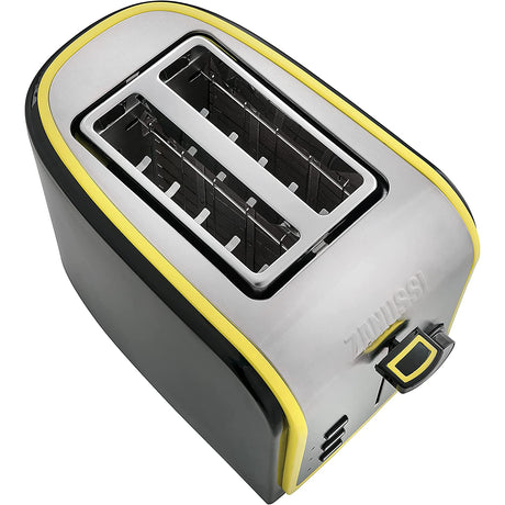 Zanussi ZST-6579-YL 2-Slice Toaster - Grey / Yellow