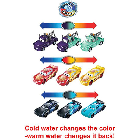 Disney CARS Colour Changers 3-pack (Refurbished Pristine)