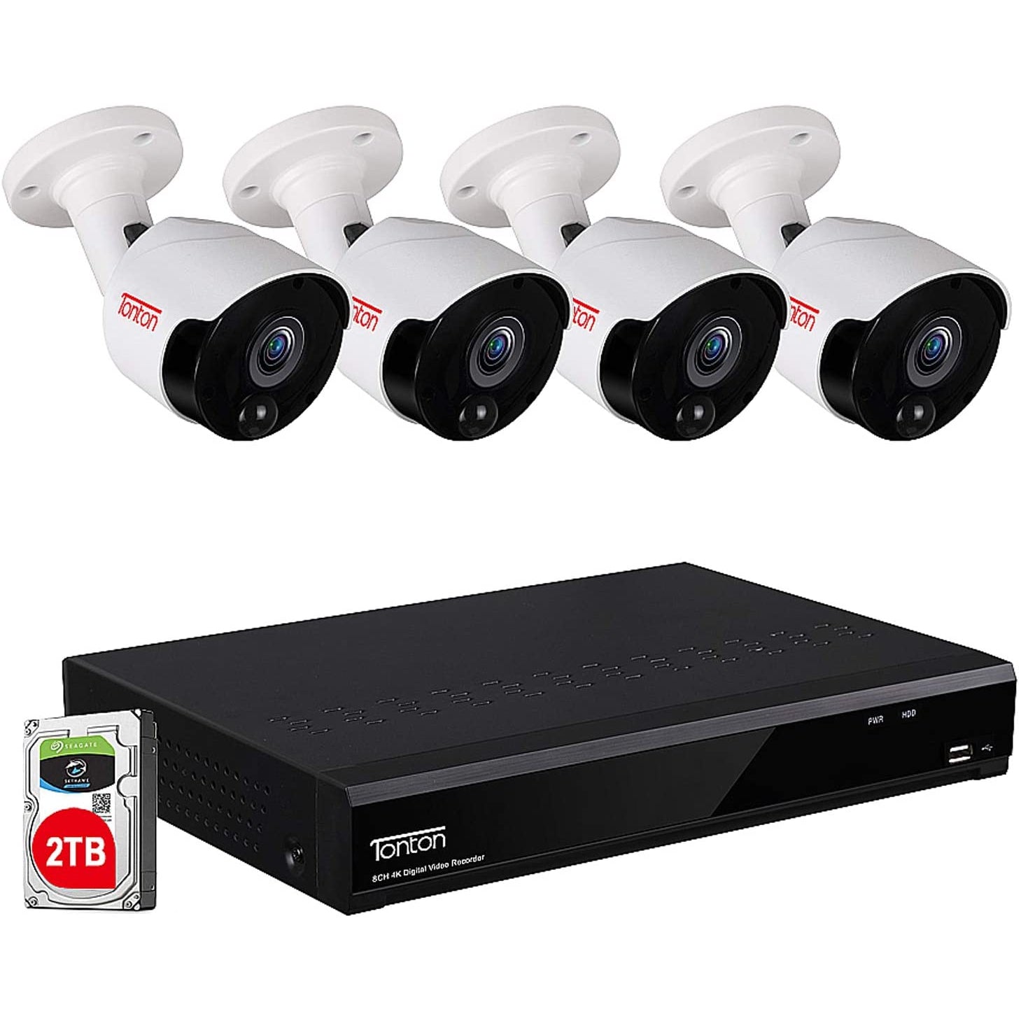 Tonton 4K Ultra HD Consumer Security Camera System Expert