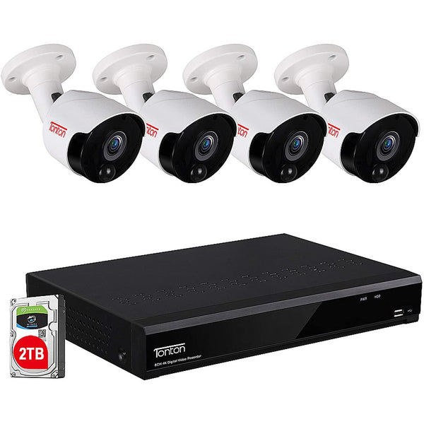 Tonton 4K UHD Consumer Security Camera System Stock Must Go
