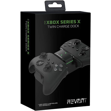 Revent Xbox Series X Twin Charging Dock with Controller Charger and 2 x Battery Packs - Refurbished Pristine