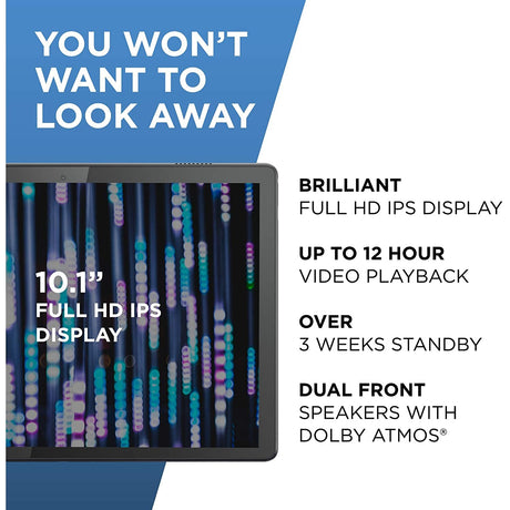 Lenovo TAB M10 HD Tablet (TB-X505F), 10.1", 16GB, 2GB RAM, Wi-Fi, Black - New
