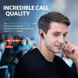 EarFun Air Noise Cancelling, Wireless Charging, Bluetooth 5.0 Earbuds, USB-C Quick Charge, Deep Bass, 35H Playtime, IPX7 Waterproof