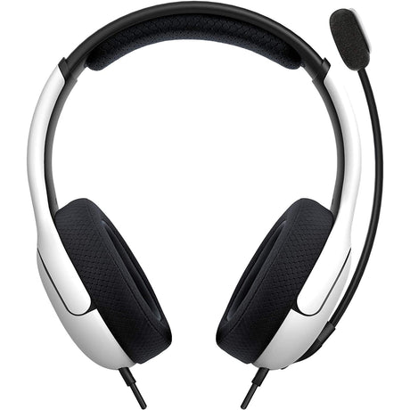 PDP LVL40 Wired Stereo Gaming Headset for PlayStation - White/Black - Refurbished Pristine