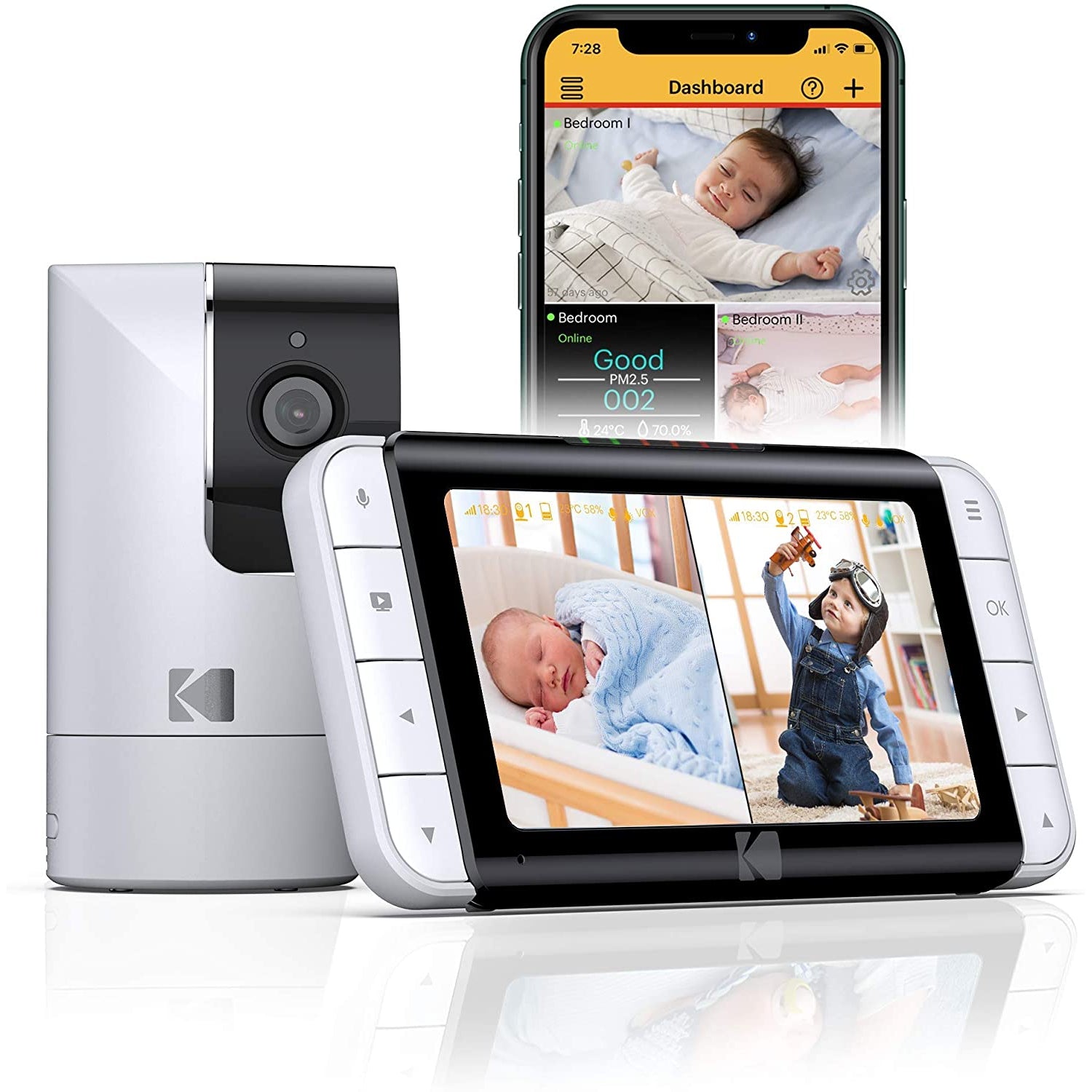 Kodak Cherish C525 Wi-Fi Video Baby Monitor