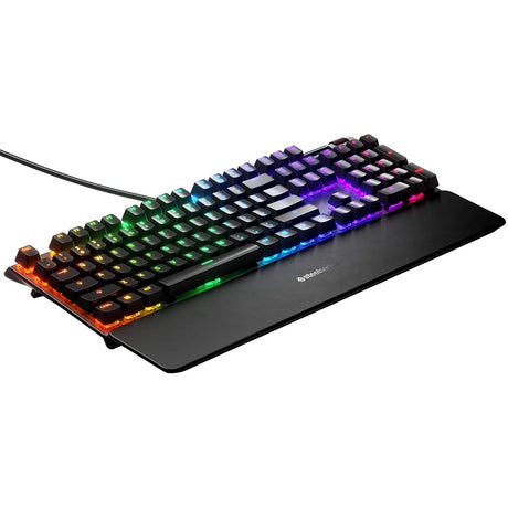 SteelSeries Apex 7 - Mechanical Gaming Keyboard - OLED Display - Red Switches - English (QWERTY) Layout