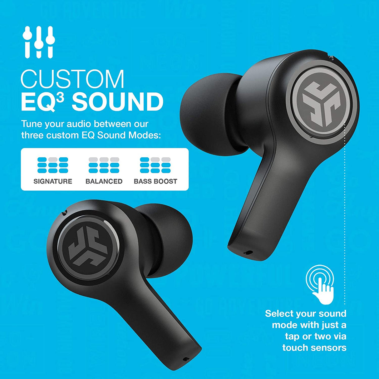 JLab Audio JBuds Air Executive True Wireless Earbuds - Black - Refurbished Excellent