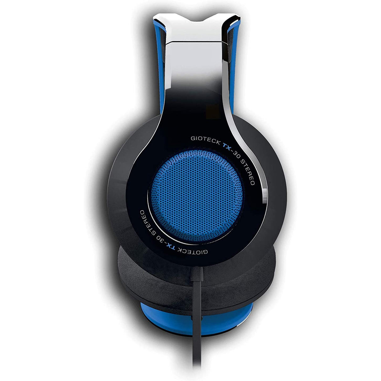 Gioteck TX30 Megapack Stereo Headset, Thumb Grips, USB Charging Cable for PS4, Blue