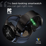Motorola Moto 360 3rd Gen Smartwatch - Stainless Steel Case With 20mm Bands, All-day Battery, & WearOs, One Size, M360FS19-PB