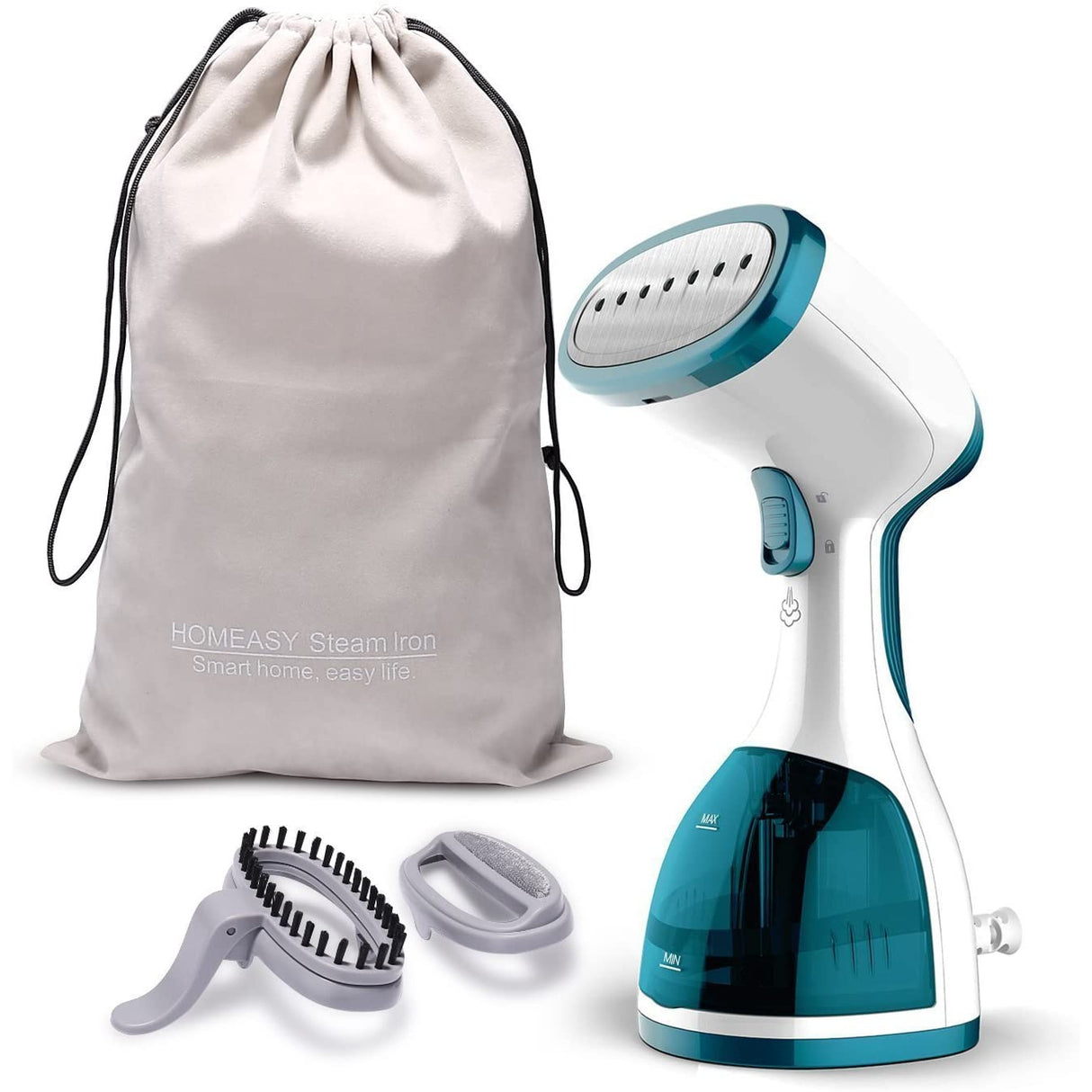 homeasy Clothes Steamer 5 in 1 Handheld Steam Iron - Green