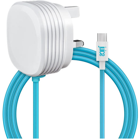 Juice USB Type-C Powerful Mains Charger 2.4 AMP - White - Refurbished Pristine