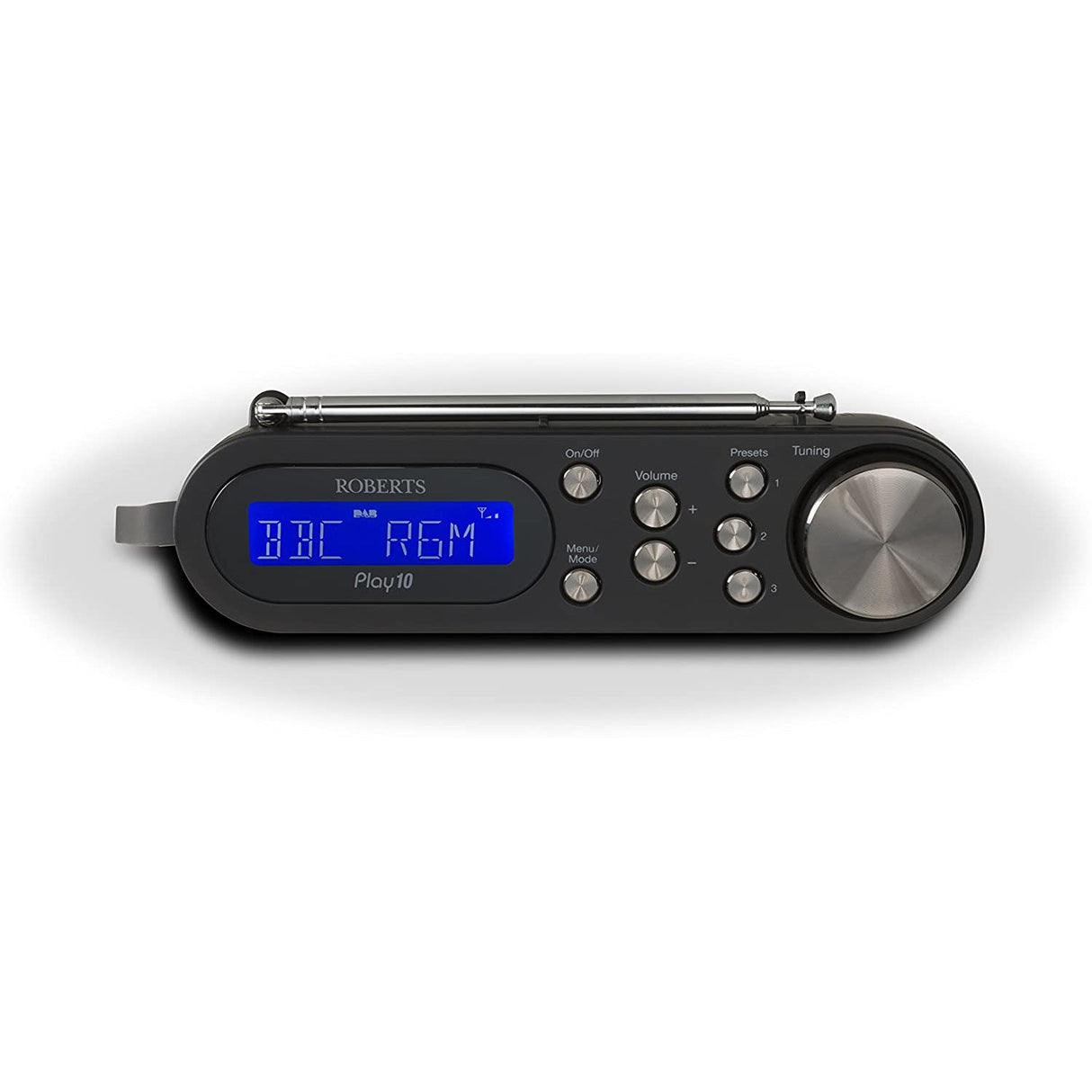 Roberts Radio Play10 DAB/DAB+/FM Digital Radio, Black - Refurbished Excellent - NO PSU