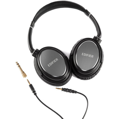 Edifier H850 Over-The-Ear Pro-Wired Headphones - Black