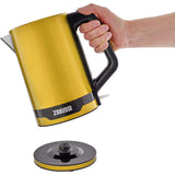 Zanussi ZEK-1240-YL Jug Kettle - Gold & Black