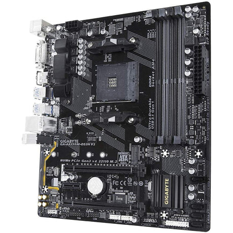 Gigabyte GA-AB350M-DS3H V2 (rev. 1.1) Socket AM4 AMD B350 Micro ATX - Motherboard