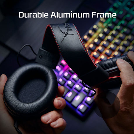 HyperX Cloud II 7.1 Virtual Surround Sound Computer Headset with Advanced USB Audio Control Box - Gunmetal Black