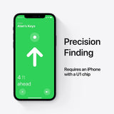 Apple AirTag, Bluetooth Item Finder and Key Finder, Single - White